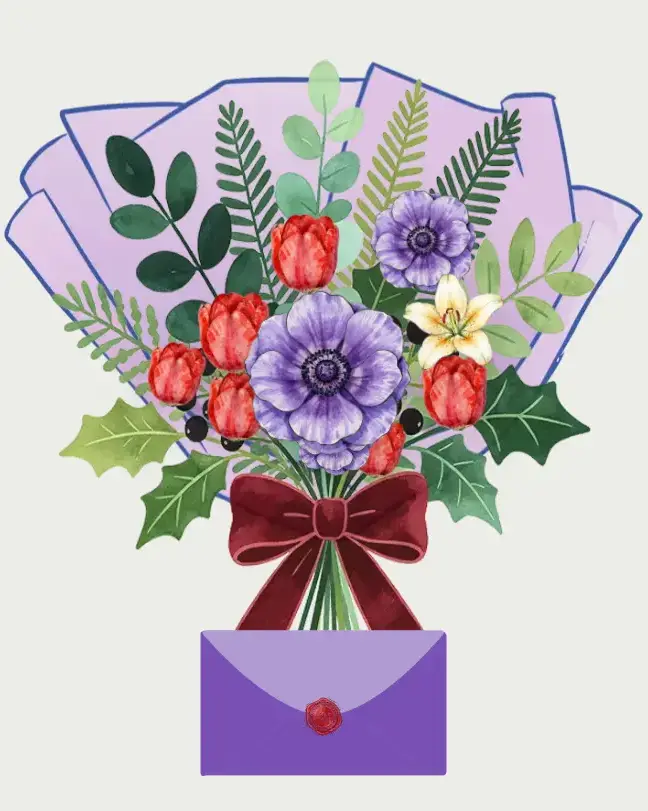 Quiet Apology Digibouquet bouquet style preview