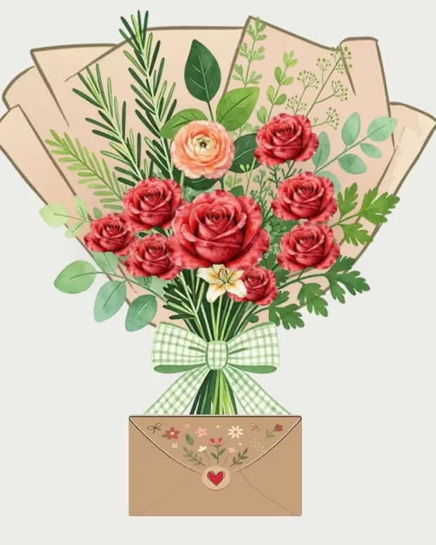 Soft Romance Digibouquet bouquet style preview