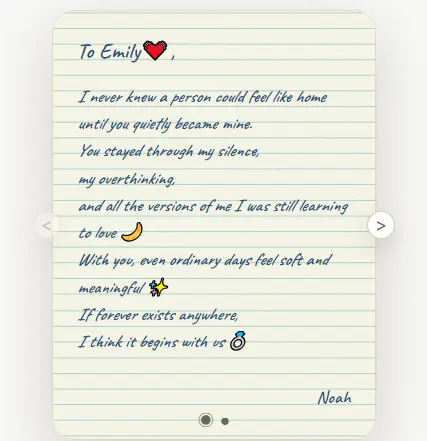 Letter writing preview